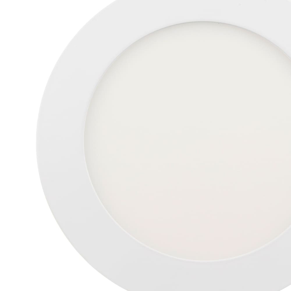 Kit d'éclairage encastré à LED intégré DuoBright ultra-mince de 6 pouces avec température de couleur sélectionnable