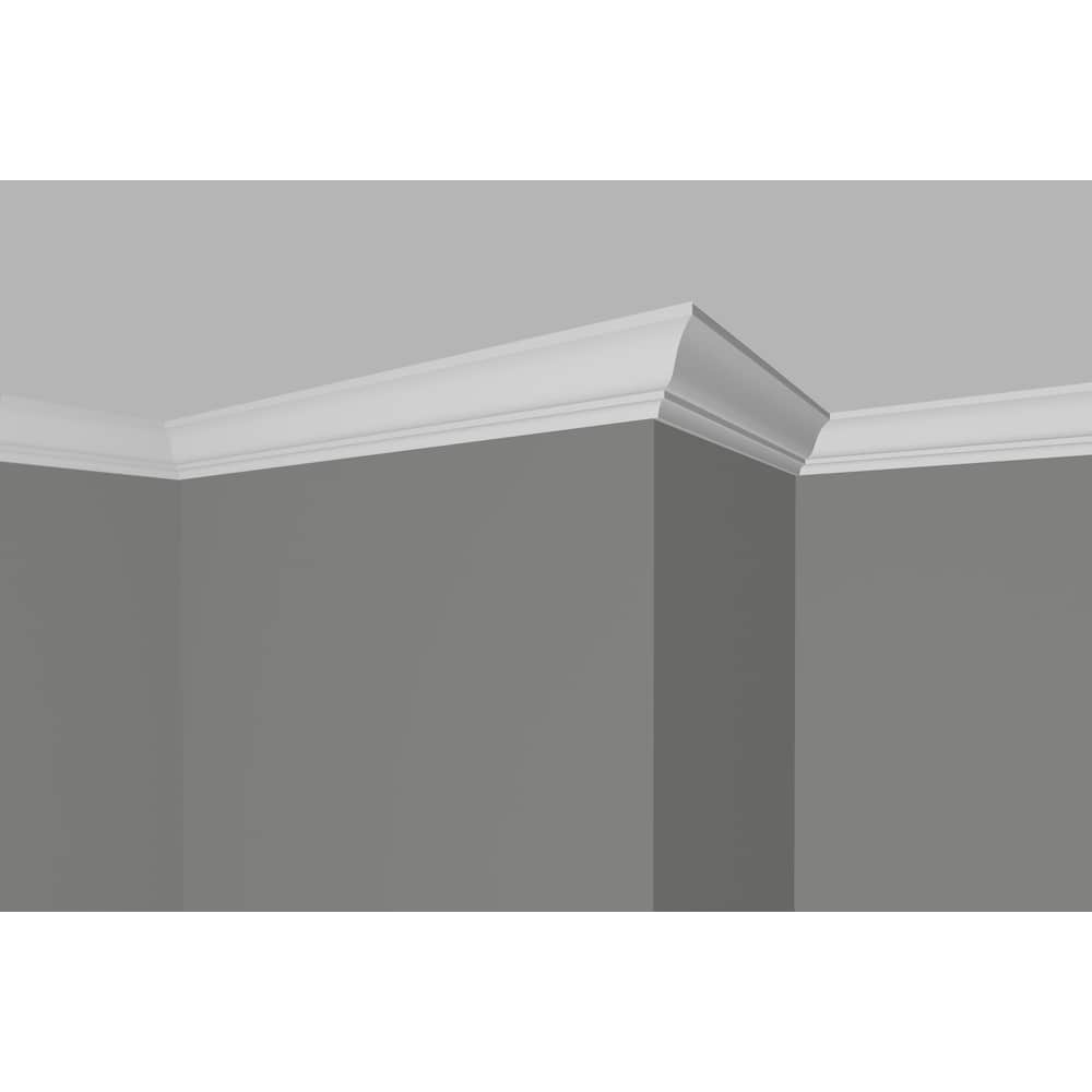 5/8-inch x 4 1/4-inch x 96-inch Primed MDF Crown Mould (8-pack)