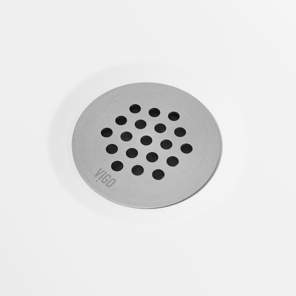 Vessel Bathroom Sink Drain in Brushed Nickel