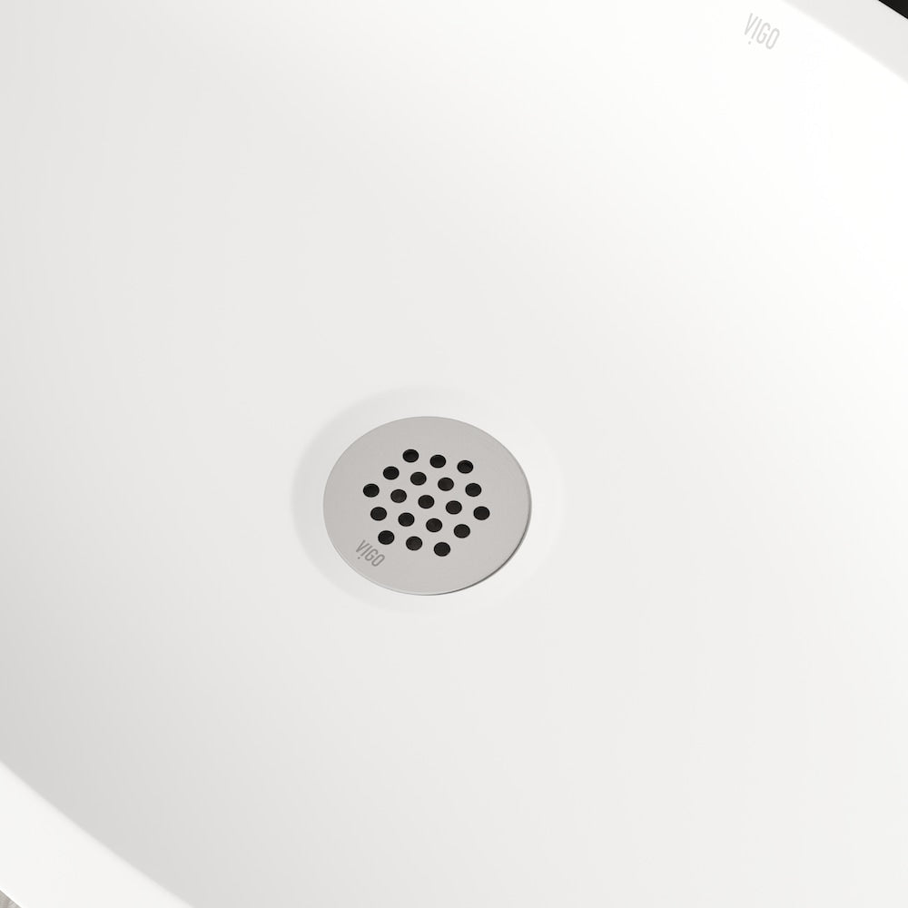 Vessel Bathroom Sink Drain in Brushed Nickel