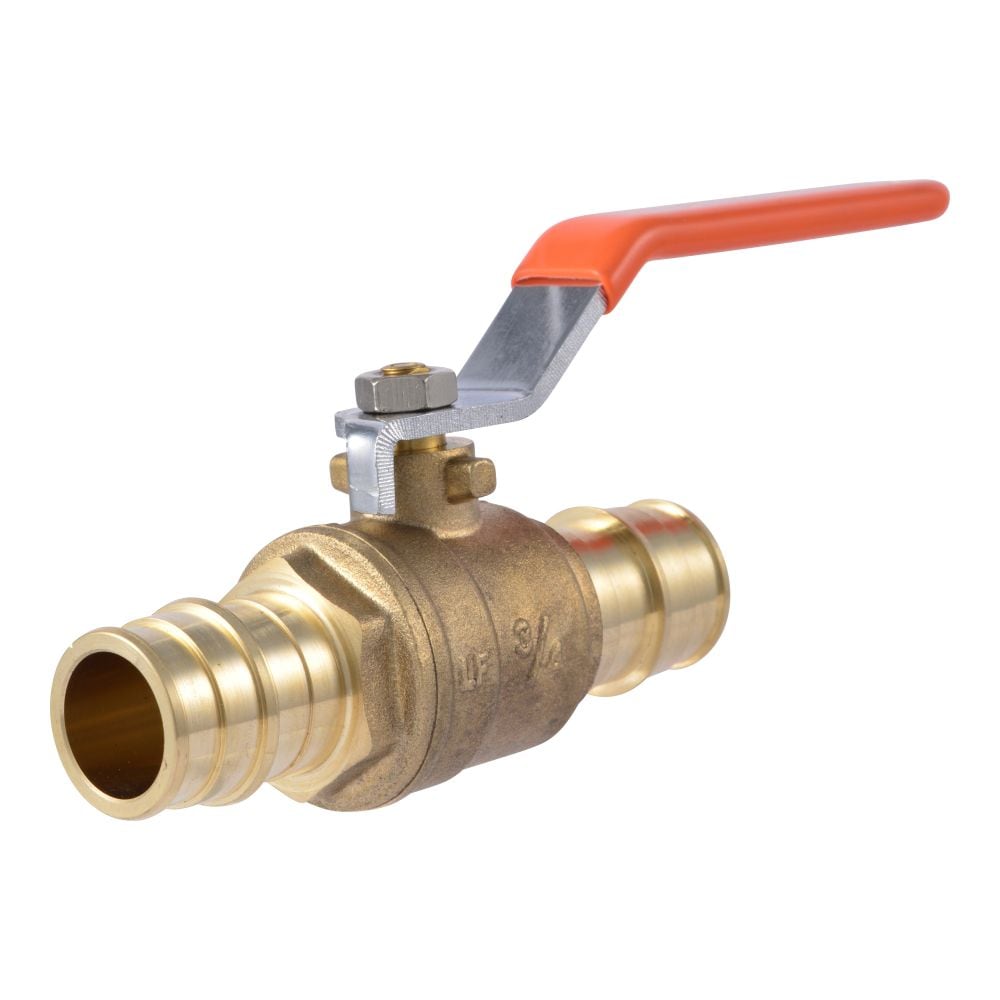 Robinet à tournant sphérique à expansion PEX-A en laiton de 3/4 po