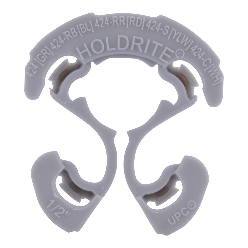 1/2-inch Metal through Stud Isolator Clamps Compatible with PE-RT, PEX, Copper and CPVC Tubing - 25 Pack