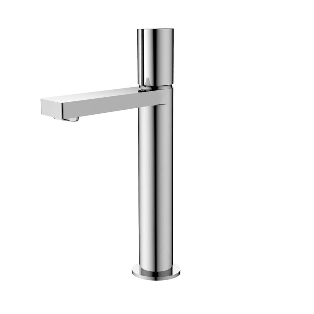 Single Hole Single-Handle Vessel Bathroom Faucet in Polished Chrome