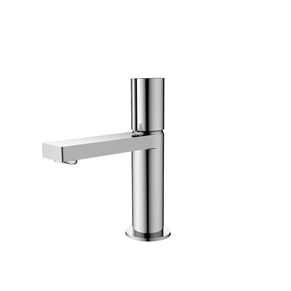 Single Handle Modern Bathroom Faucet Basin Sink Faucet in Polished Chrome Finish