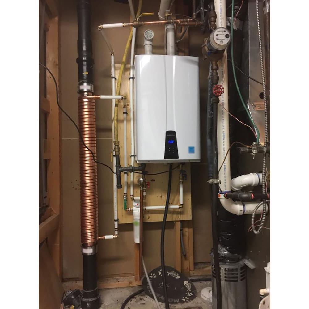 46.0% EFF drain water heat recovery unit 4 inch drain with PEX