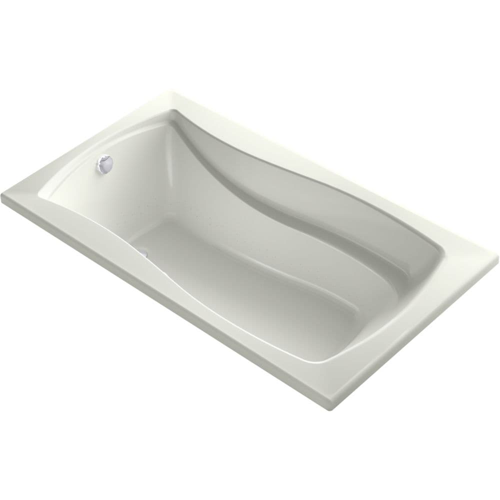 Mariposa 66-inch X 36-inch Drop-inch Heated Bubblemassage Air Bath with Bask Heated Surface