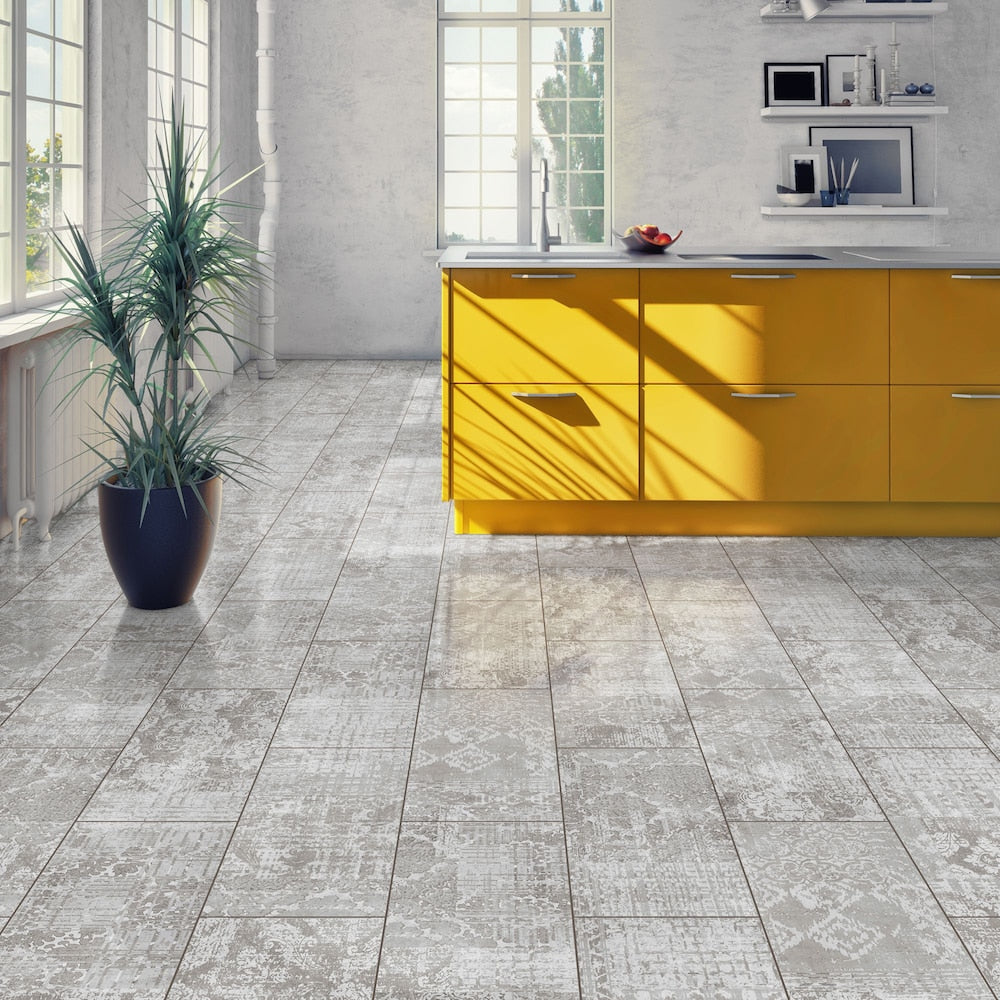 Waxahachie Gray 12-inch x 23.82-inch Luxury Vinyl Tile Flooring (23.82 sq. ft. / case)