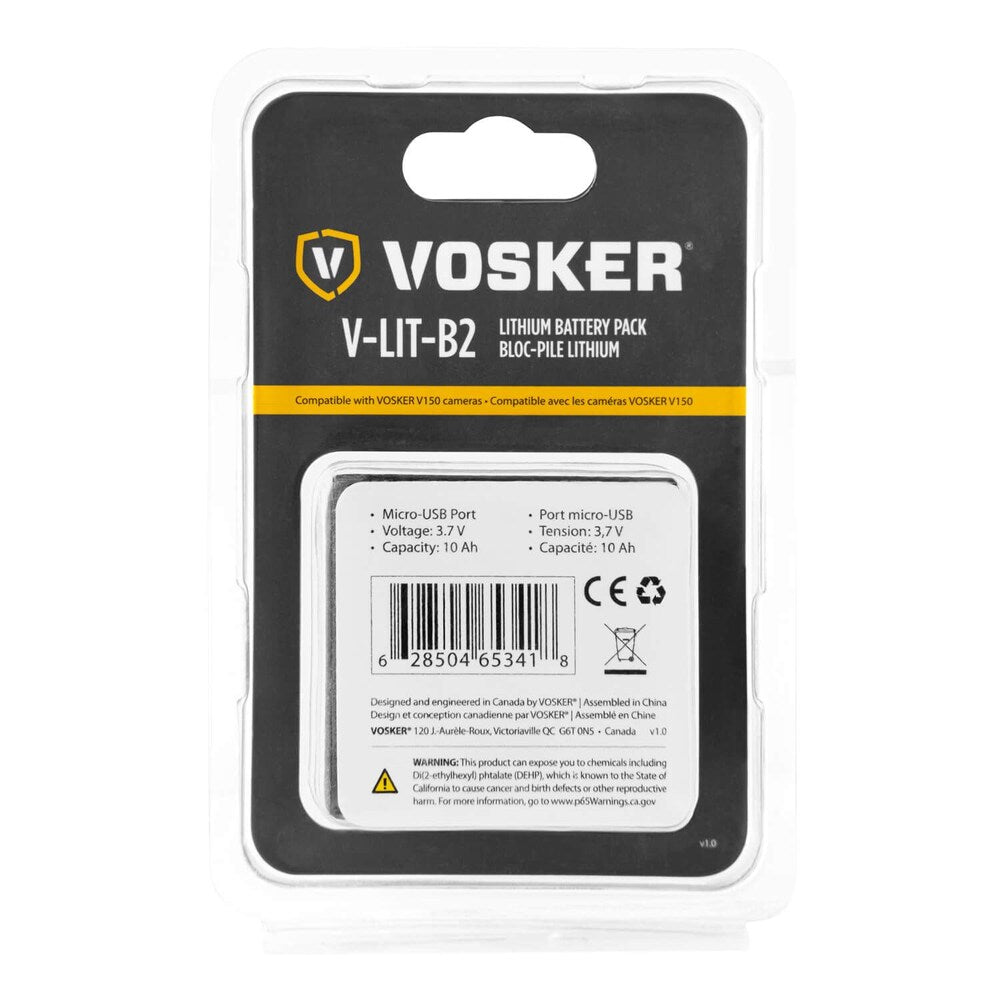 V-LIT-B2 Extra rechargeable lithium battery