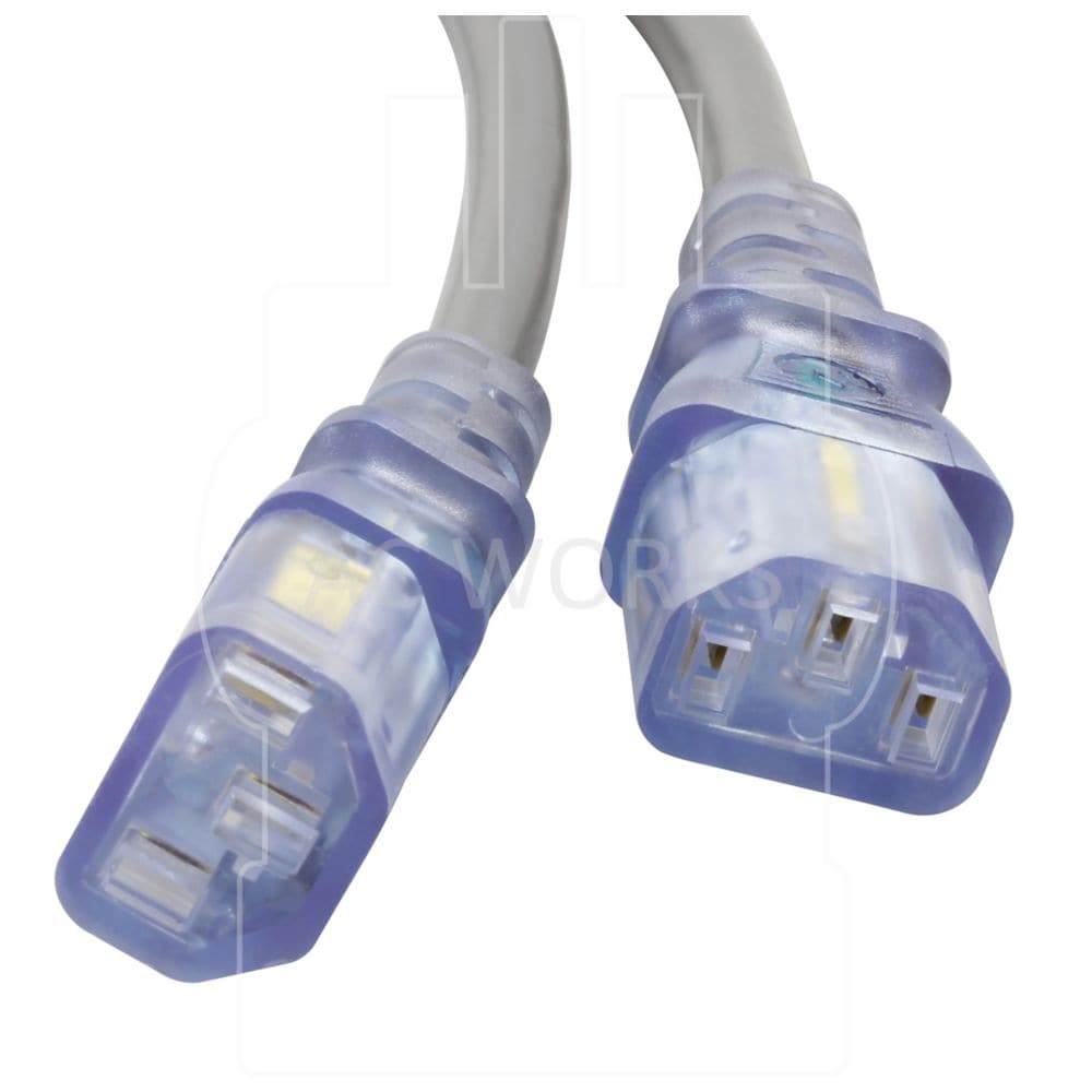 10A 10FT 18/3 Medical Hospital Grade Y Power Cord with (2) IEC C13