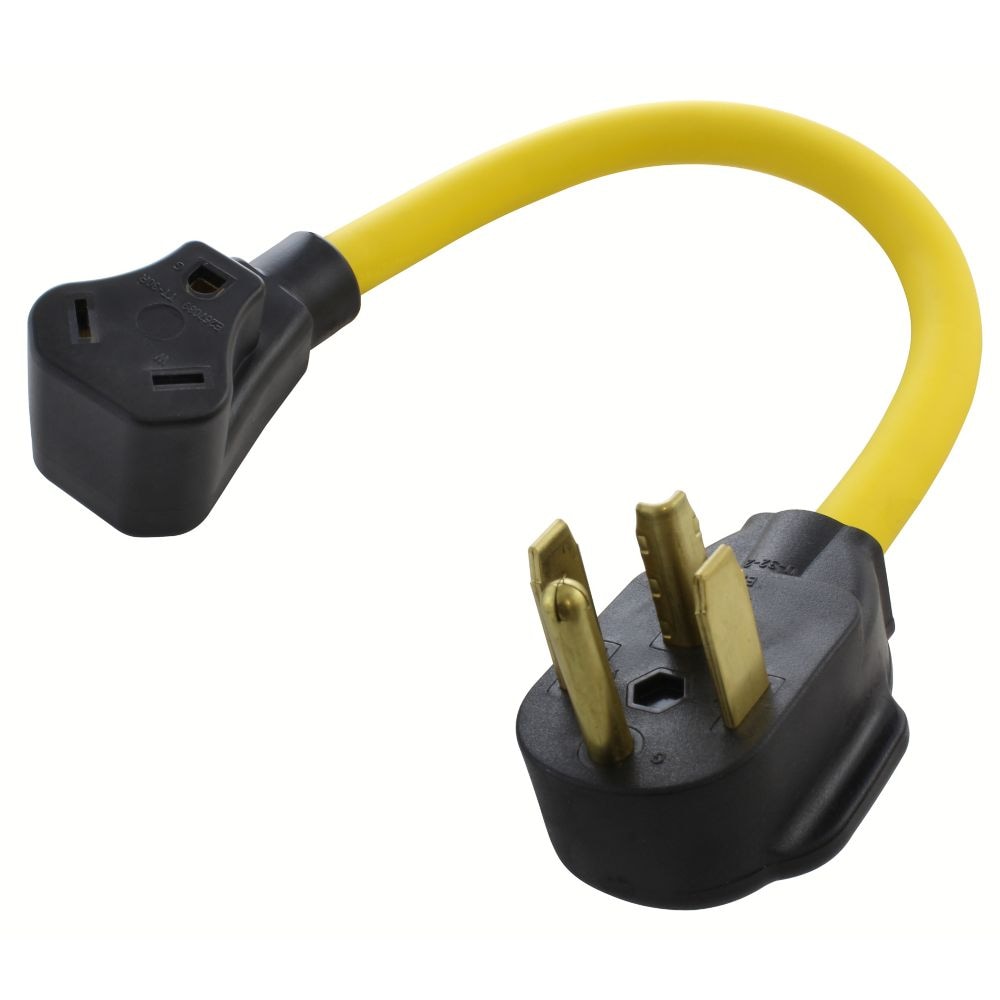 1.5FT 14-30P 30A 4-Prong Dryer Plug to 30A RV Adapter