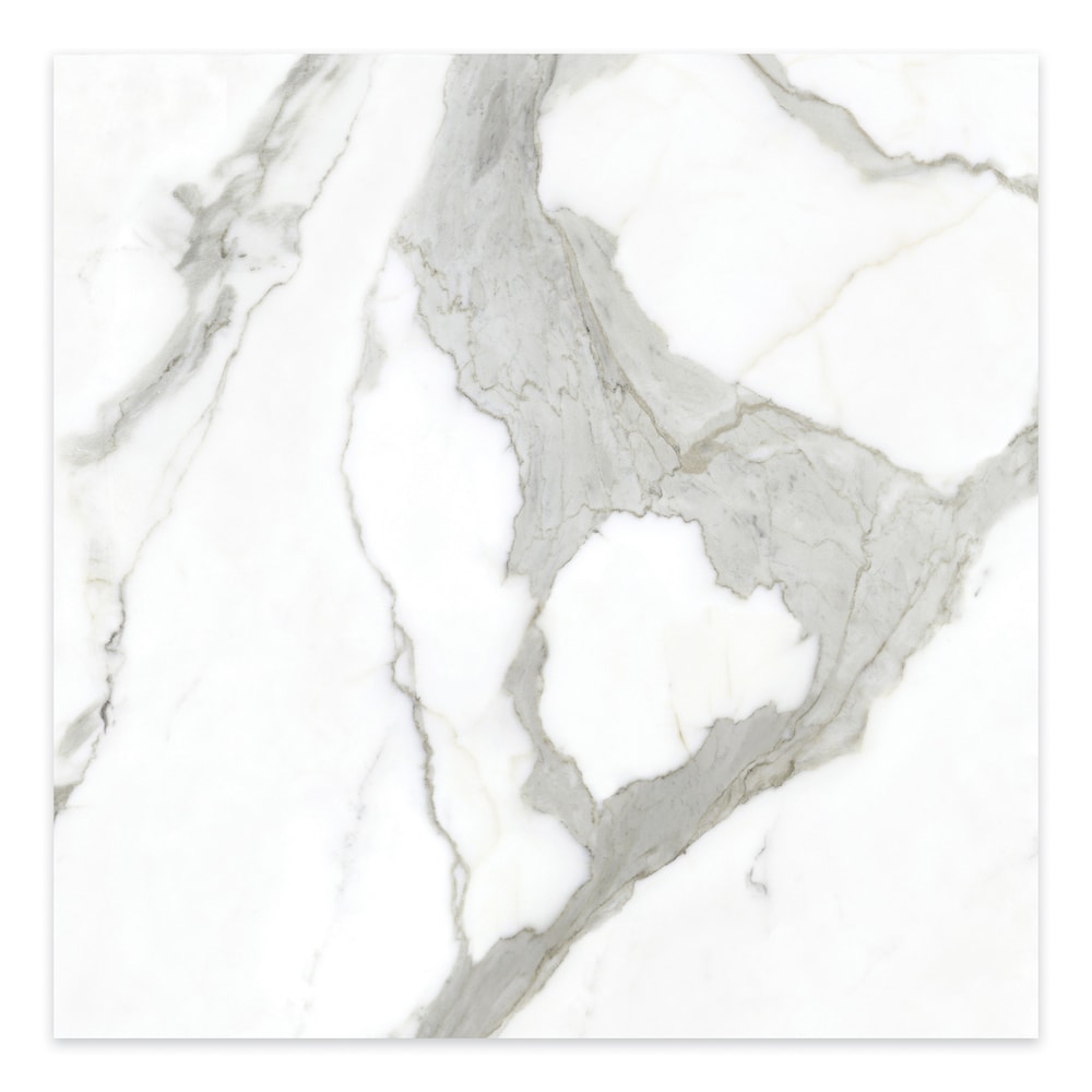 Solero Bianco Polished 24-inch x 24-inch Porcelain Floor and Wall Tile