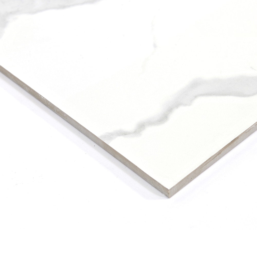 Solero Bianco Polished 24-inch x 24-inch Porcelain Floor and Wall Tile