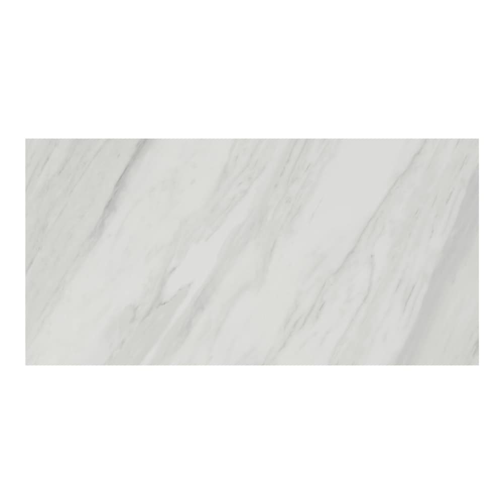 Samar Polished White 12-inch x 24-inch Porcelain Floor and Wall Tile