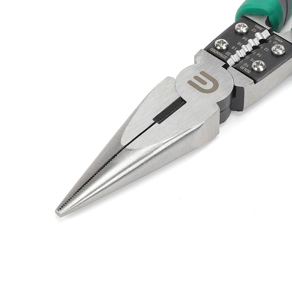 2-in-1 8in Long Nose Pliers and Stripper
