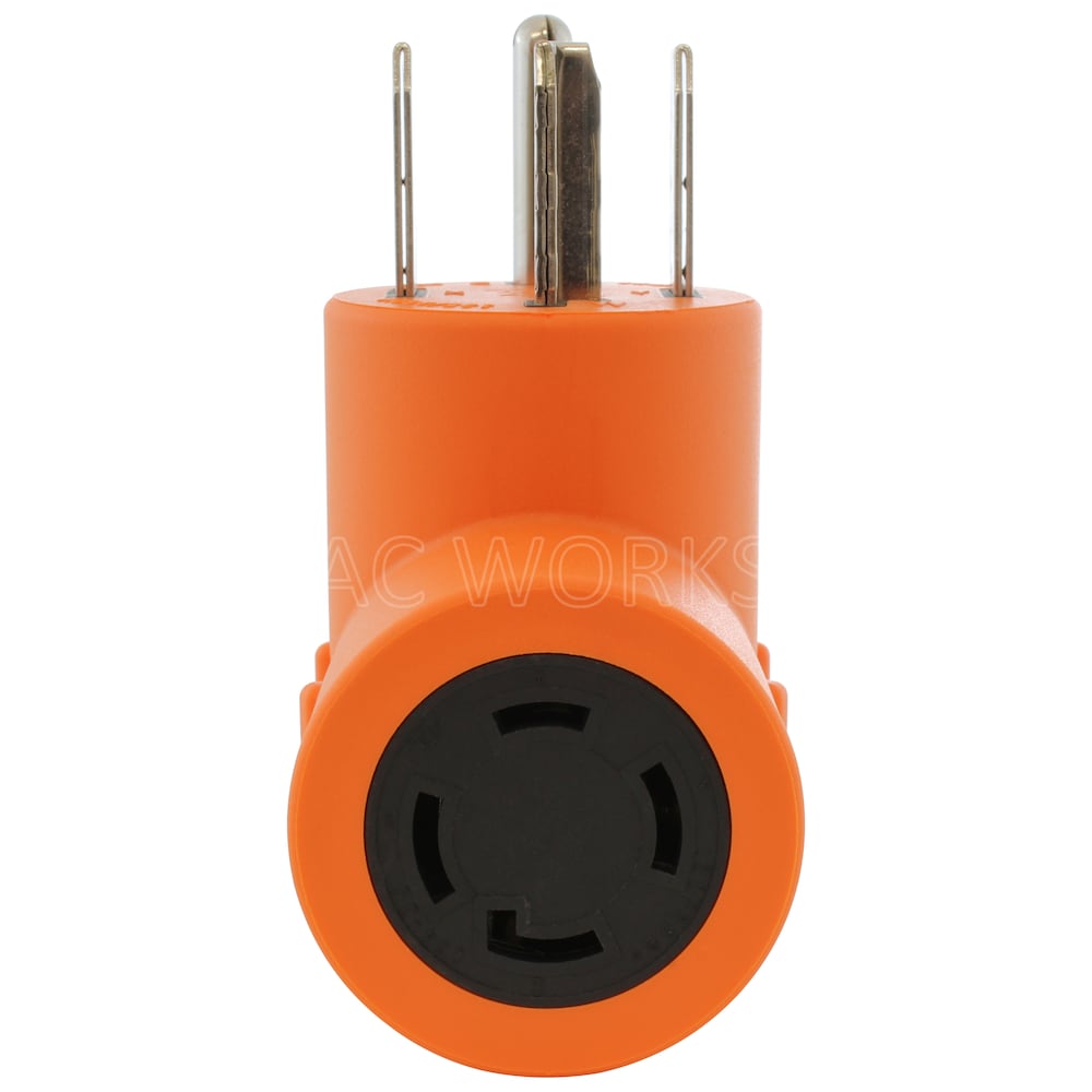 Adaptateur de prise de sécheuse à 4 broches vers prise verrouillable à 4 broches 30 A 125/250 L14-30R