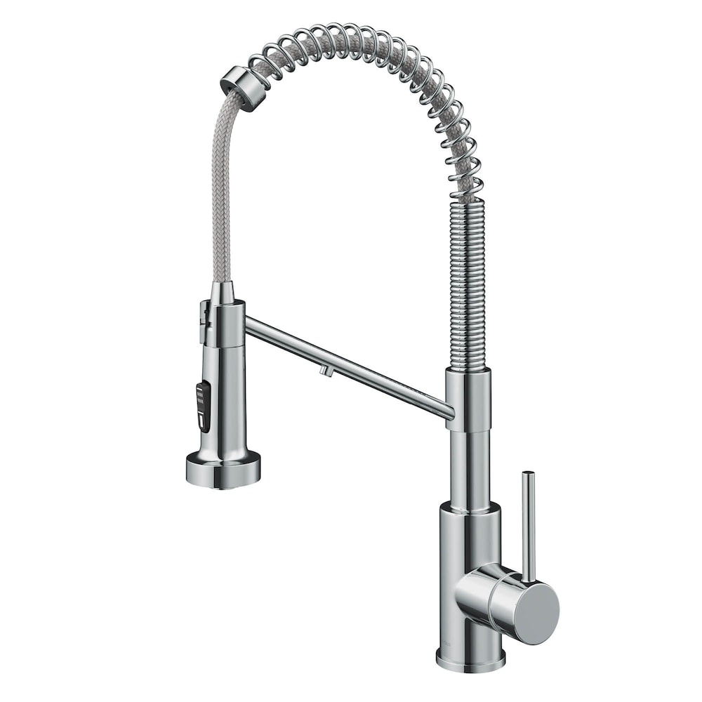 Robinet filtre à eau à poignée unique rétractable Bolden en chrome