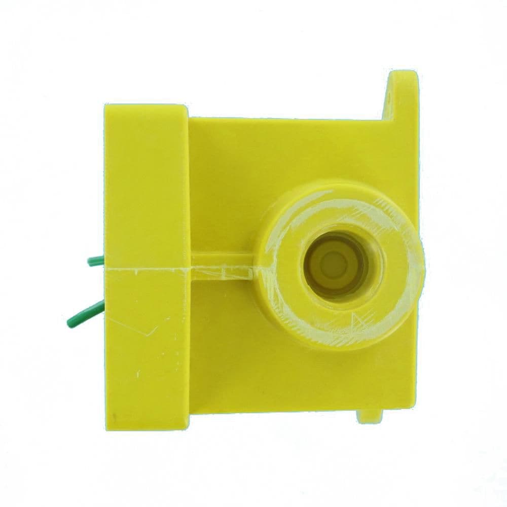 Single-Gang FD Box WetGuard 1/2" threaded conduit openings in Yellow