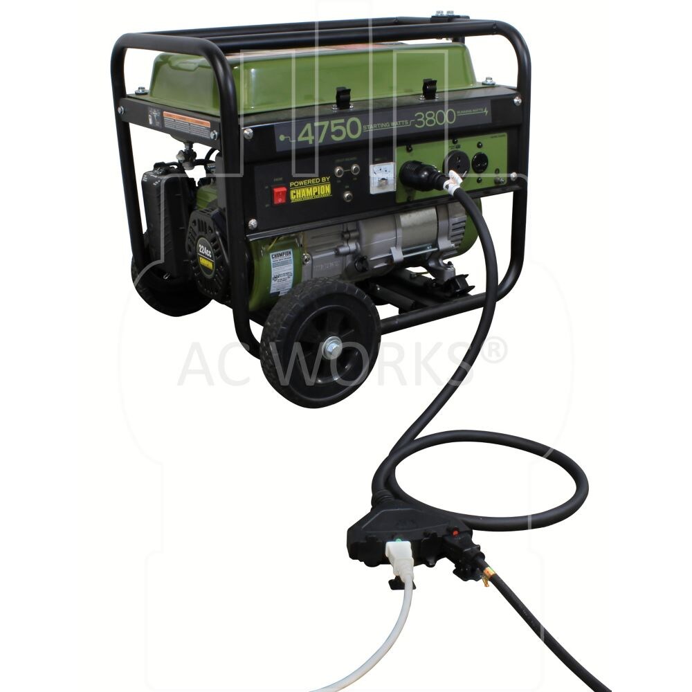 Prise de verrouillage 5 pieds L14-30P à 4 broches 30A vers (4) PDU domestique 15/20A