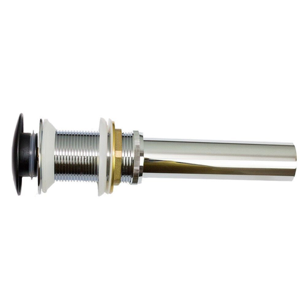 1 Hole CUPC Approved Lead Free Brass Faucet Set In Black Color - Drain Incl. AI-29504