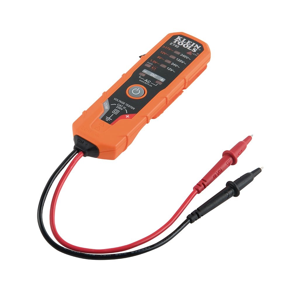Electronic AC/DC Voltage Tester 12 to 240V AC, 1.5 to 24V DC