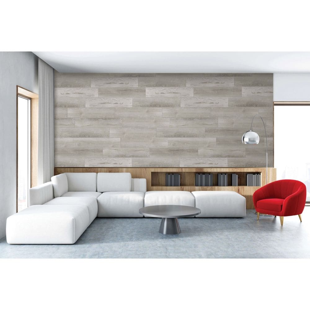 Self-adhesive tile, Wood collection, Antique Birch colour, 7 1/4'' x 36''