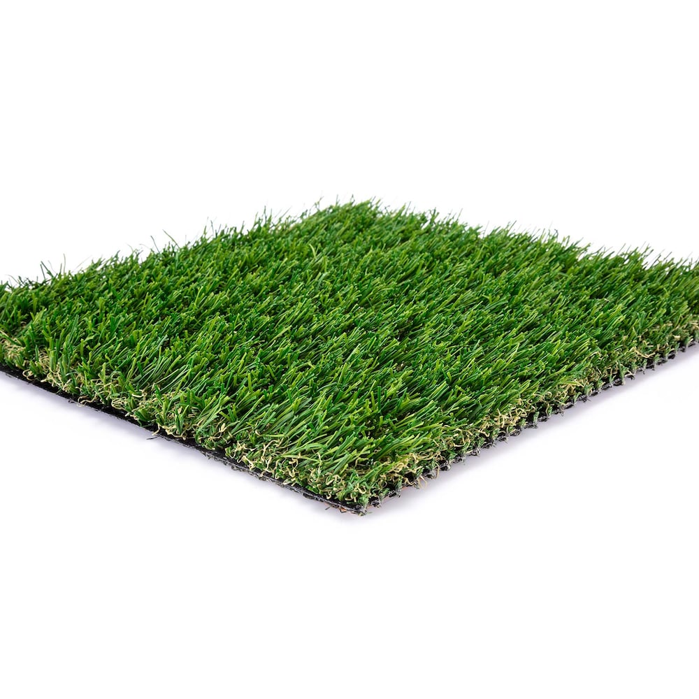 Échantillon de gazon artificiel Greenline Fescue de 12 pouces x 12 pouces pour l'aménagement paysager.