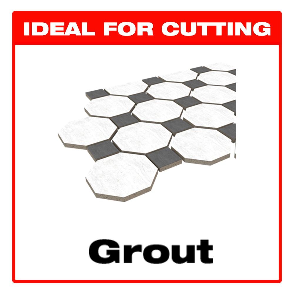 Universal Fit Diamond Grit Oscillating Blade for Grout Removal