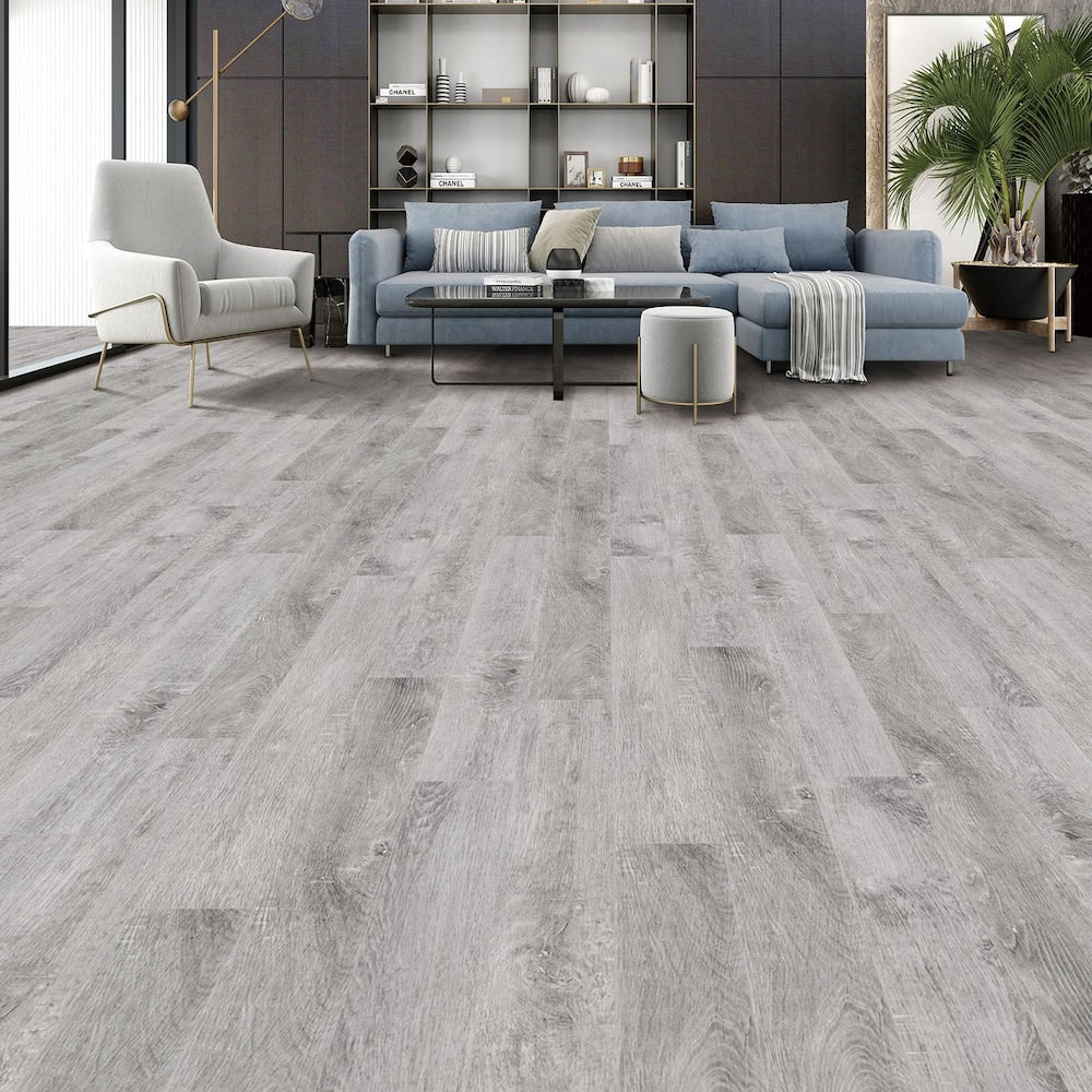 6-inch x 48-inch Legend Grey Waters Luxury Vinyl Plank Flooring (24 sq.ft. / case)