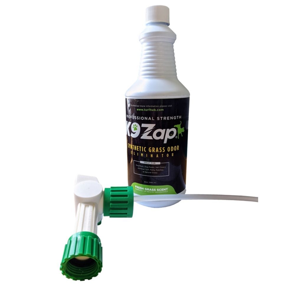 K9 Zap 1 Quart Éliminateur d'odeurs d'animaux pour gazon artificiel pour aménagement paysager extérieur