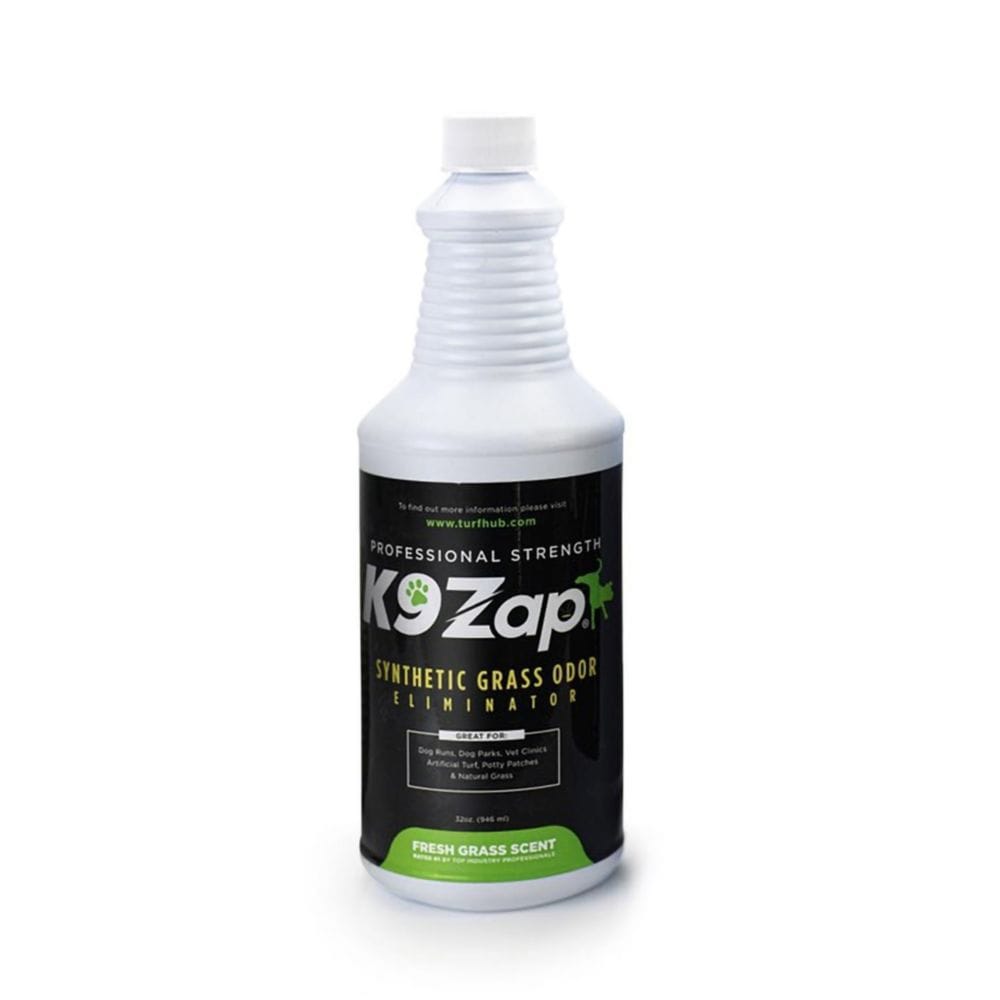 K9 Zap 1 Quart Éliminateur d'odeurs d'animaux pour gazon artificiel pour aménagement paysager extérieur