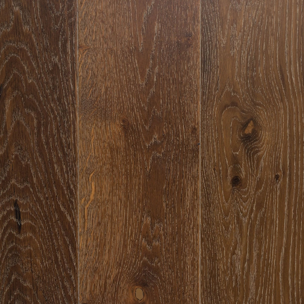 Plancher de bois franc d'ingénierie tannée XXL, 3/8 po d'épaisseur x 7,5 po de largeur x longueurs variables (19,43 pi2/boîte)