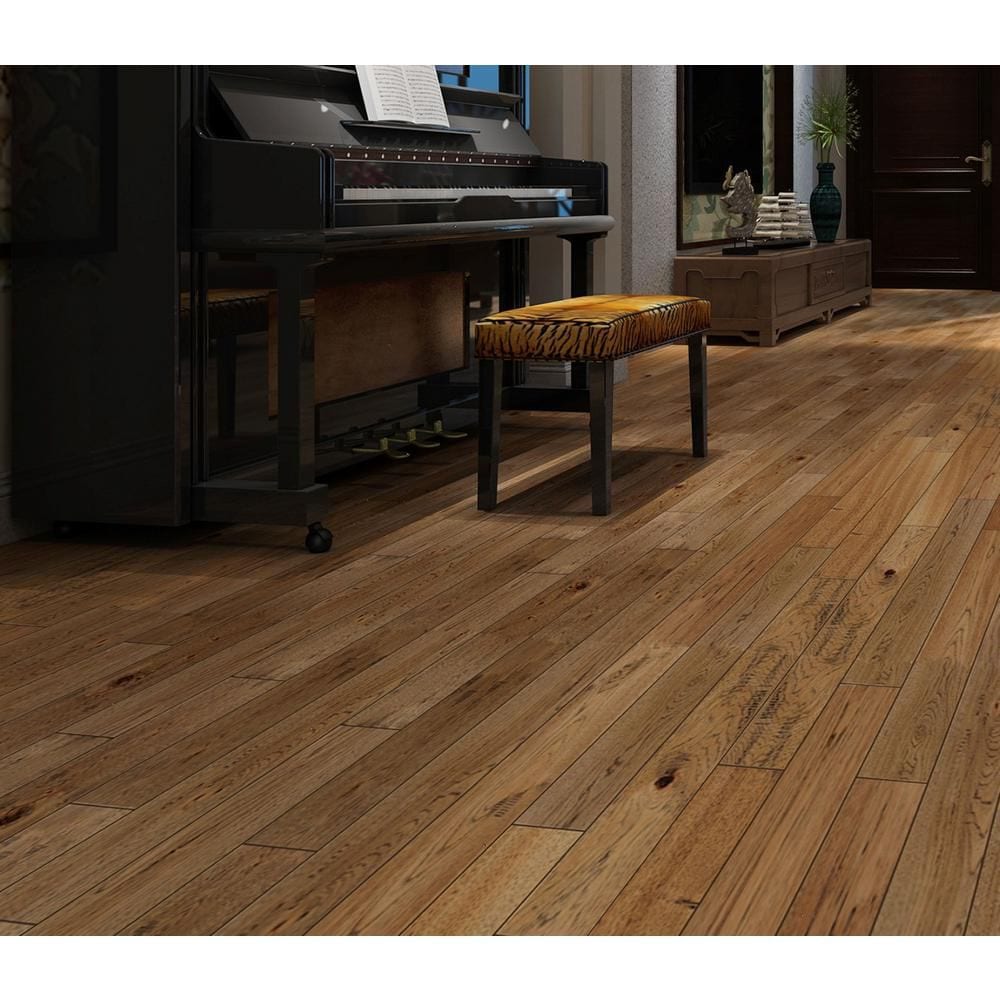 Plancher de bois franc d'ingénierie XXL Heirloom, 3/8 po d'épaisseur x 7,5 po de largeur x longueur variable (19,43 pi2/boîte)
