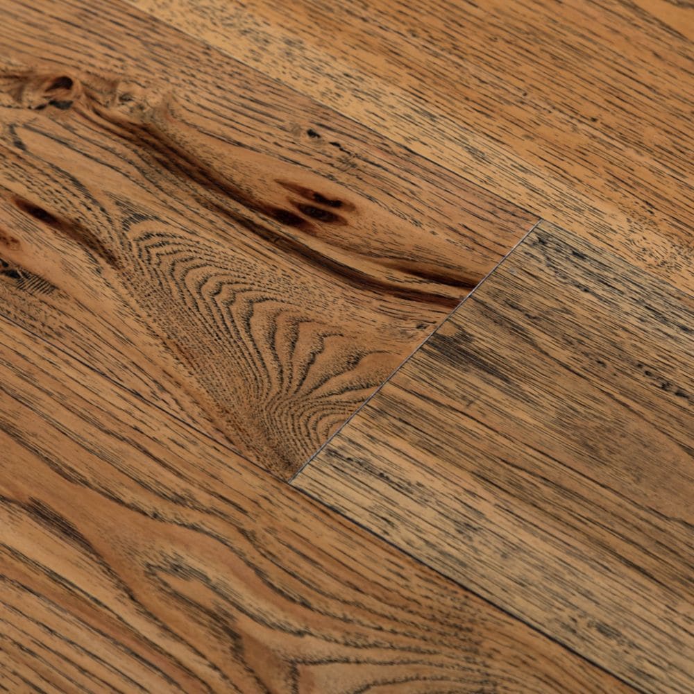 Plancher de bois franc d'ingénierie XXL Heirloom, 3/8 po d'épaisseur x 7,5 po de largeur x longueur variable (19,43 pi2/boîte)