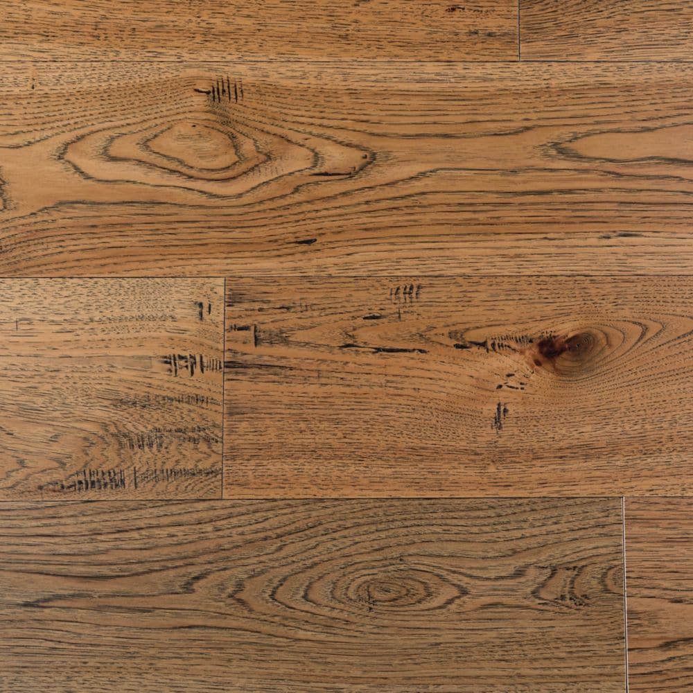 Plancher de bois franc d'ingénierie XXL Heirloom, 3/8 po d'épaisseur x 7,5 po de largeur x longueur variable (19,43 pi2/boîte)