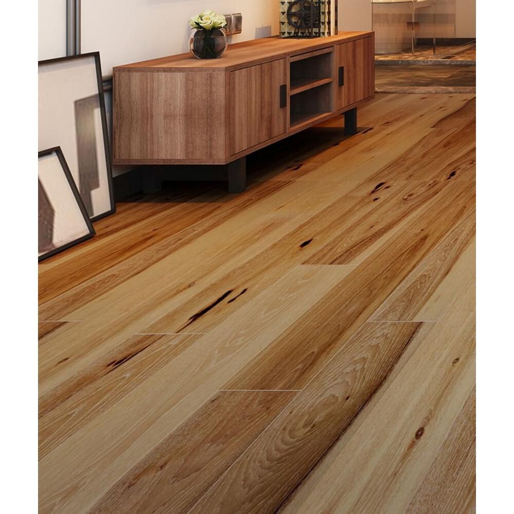 Plancher de bois franc d'ingénierie XXL, blanc, 3/8 po d'épaisseur x 7,5 po de largeur x longueurs variables (19,43 pi²/boîte)