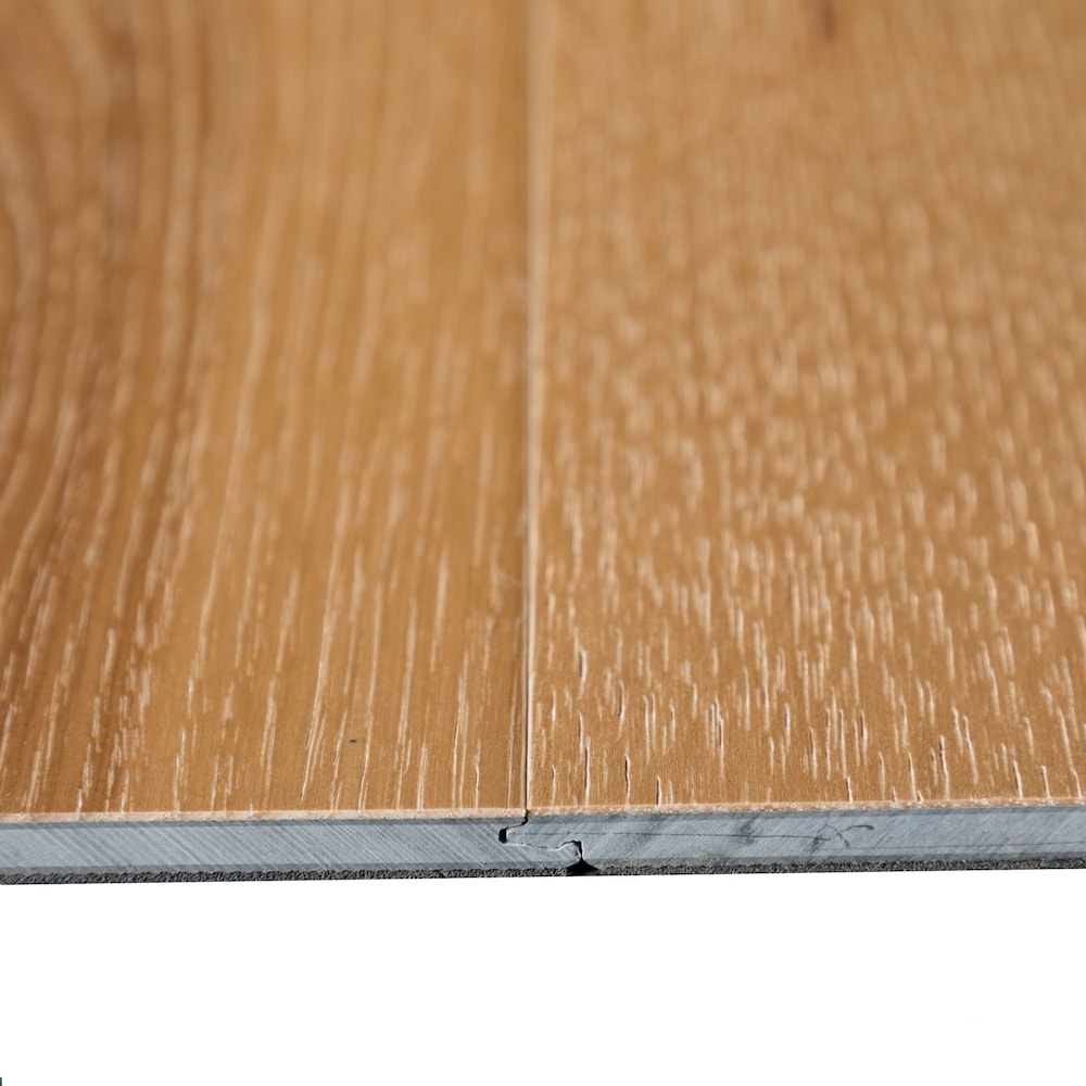 Plancher de bois franc d'ingénierie XXL, blanc, 3/8 po d'épaisseur x 7,5 po de largeur x longueurs variables (19,43 pi²/boîte)