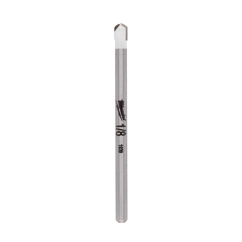 1/8 in. Carbide Tipped Drill Bit for Drilling Natural Stone, Granite, Slate, Ceramic and Glass Tiles