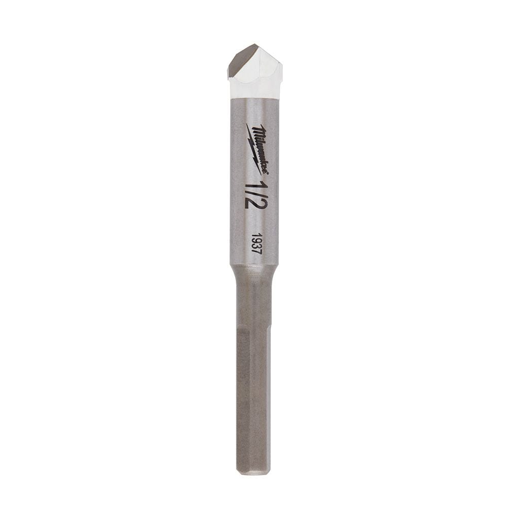 1/2 in. Carbide Tipped Drill Bit for Natural Stone, Granite, Slate, Ceramic and Glass Tiles
