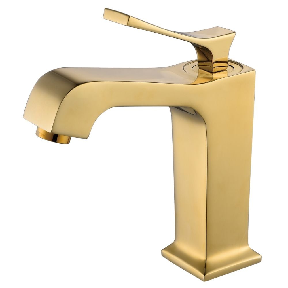 Splash Victoria Single Hole Basin Faucet in Gold