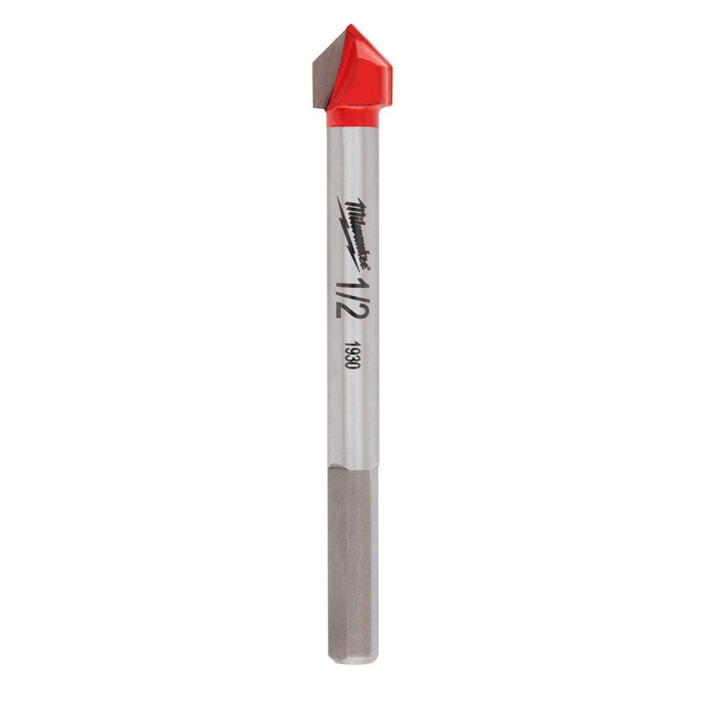 1/2 in. Carbide Tipped Glass and Tile Drill Bit