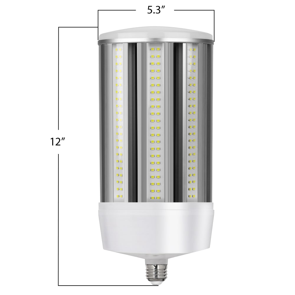 1000-Watt Eq CornCob E26 Base w/E39 Mogul Adaptor High Output LED Light Bulb 5000K Daylight (4-Pack)