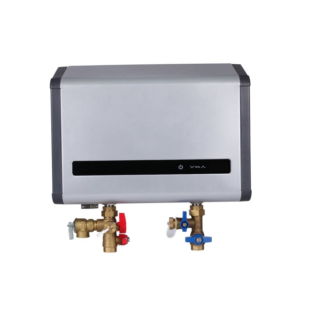 3/4 inch Universal Brass Tankless Water Heater Isolation Valve Service Kit with Pressure Relief Valve