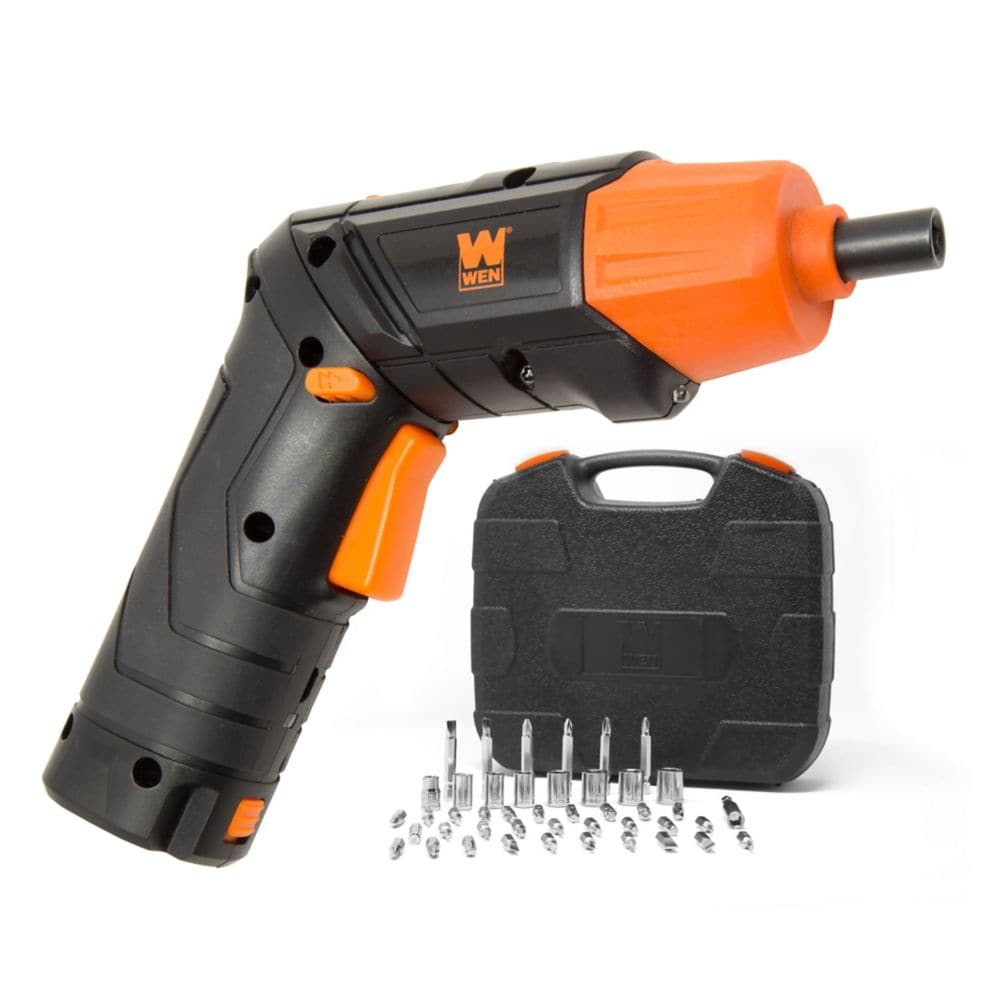 4-Volt Max Lithium Ion Rechargeable Cordless Electric Screwdriver and Flashlight and 40+ Accessories