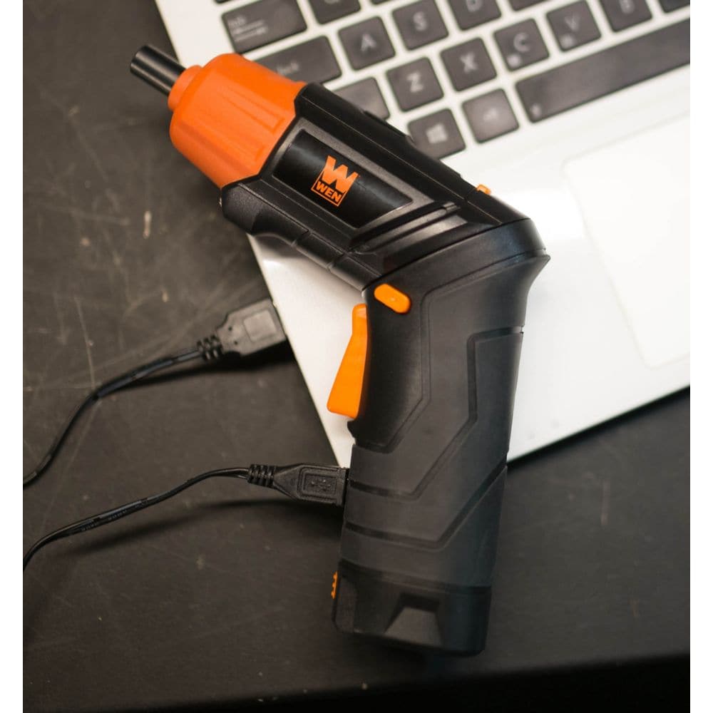4-Volt Max Lithium Ion Rechargeable Cordless Electric Screwdriver and Flashlight and 40+ Accessories