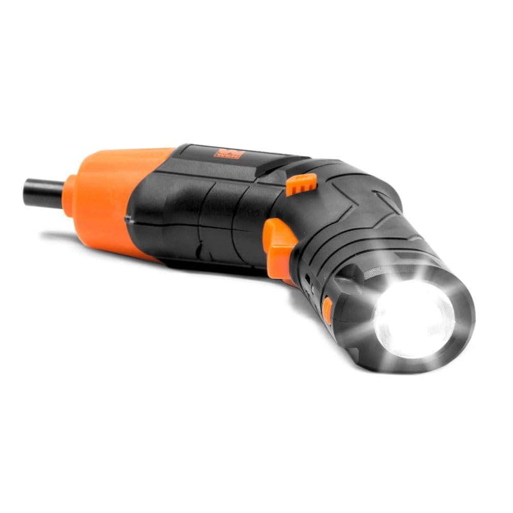 4-Volt Max Lithium Ion Rechargeable Cordless Electric Screwdriver and Flashlight and 40+ Accessories