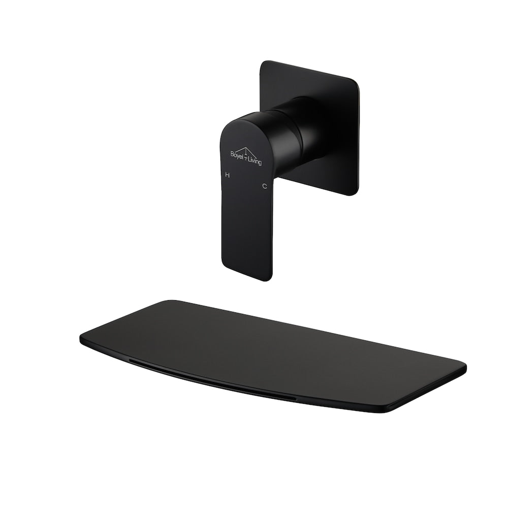 1- Handle Solid Brass Lavatory Tub Sink Faucet in Matte Black