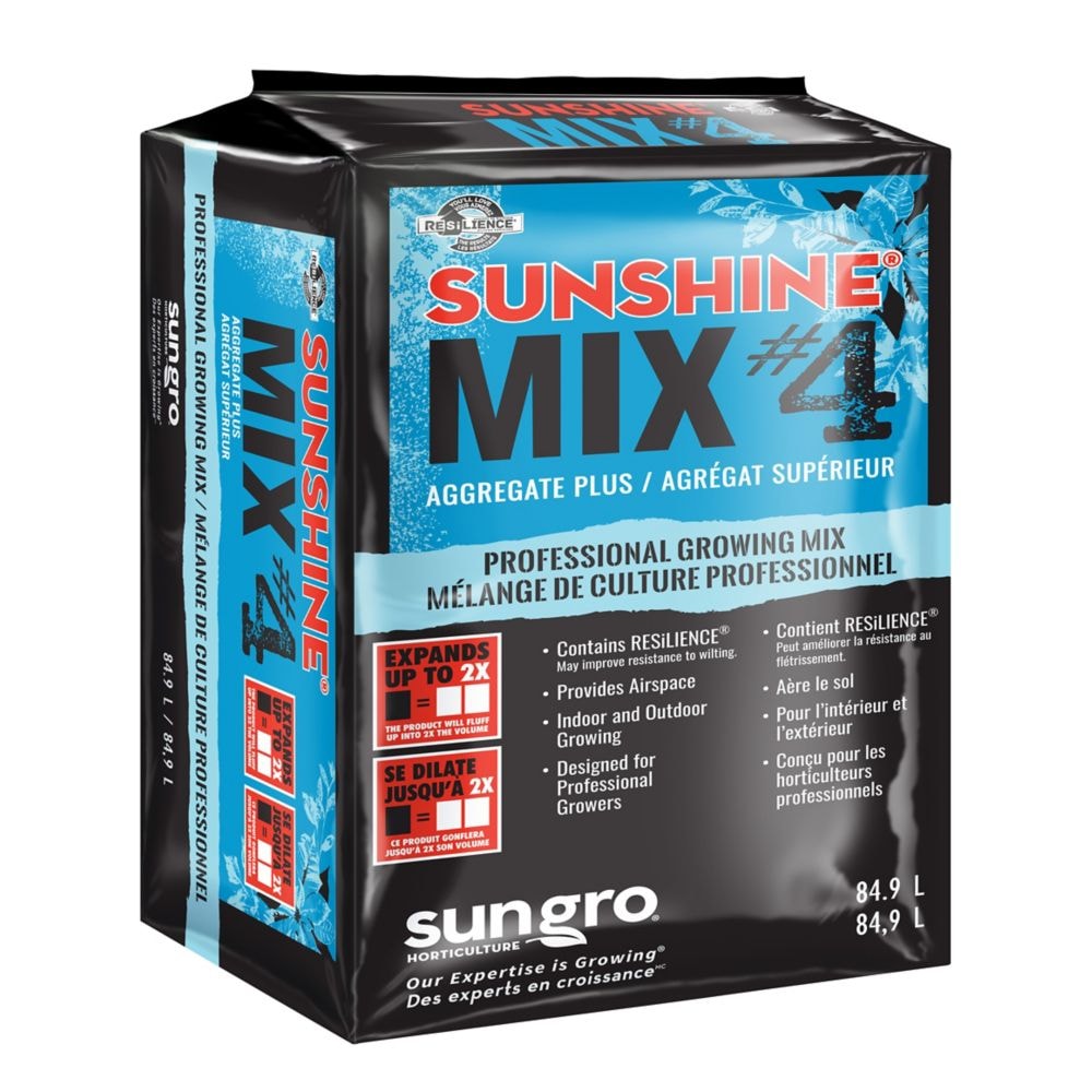 84.9L Sunshine Mix #4 Aggregate Plus Professional Growing Mix Potting Soil