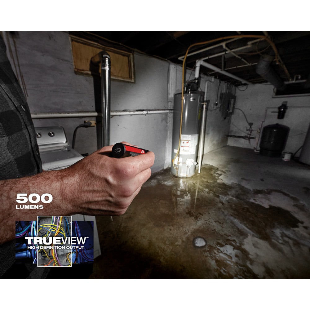 Lampe de poche interne rechargeable EDC de 500 lumens avec aimant pour transport quotidien