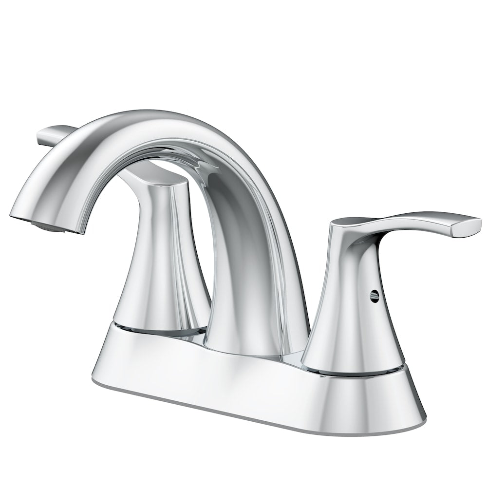 Arnette 4 inch Centerset 2-Handle High-Arc Bathroom Faucet in Chrome