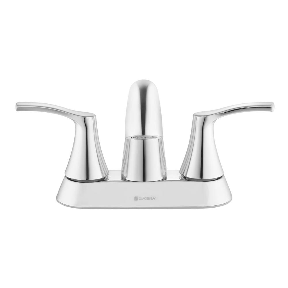 Arnette 4 inch Centerset 2-Handle High-Arc Bathroom Faucet in Chrome